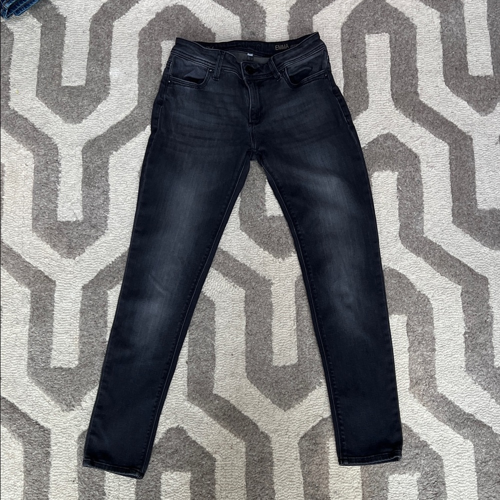 DL1961 Women's Emma Legging Cyclone Black Wash Skinny Jeans CA 37584 SKU 2714